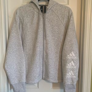 Adidas zip up hoodie